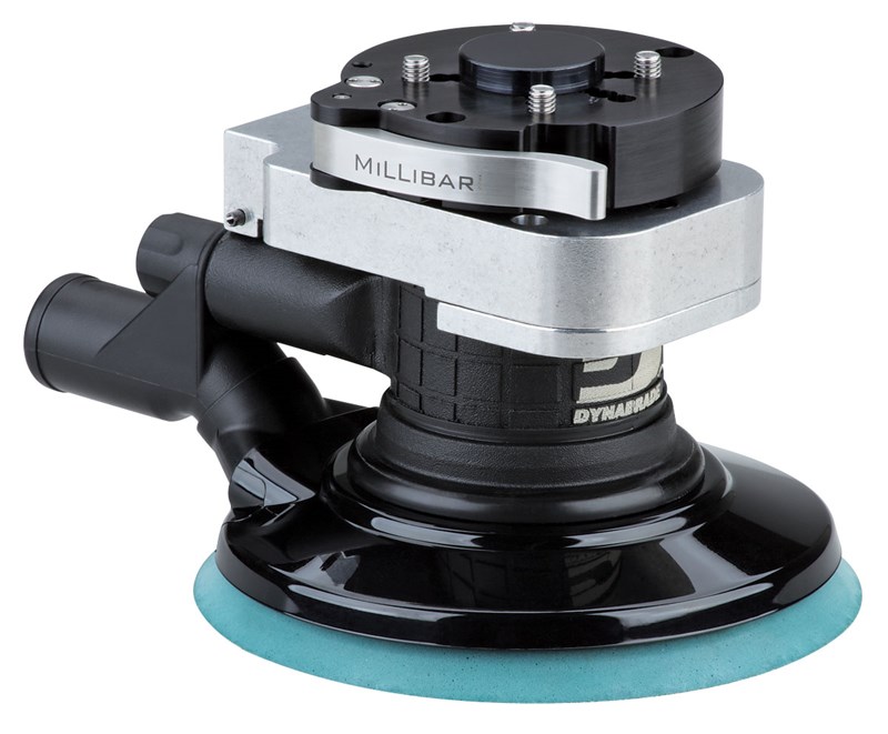 6" (150 mm) Dia. Lijadora Orbital Aleatoria Robótica Dynorbital Supreme de Aspiración Central, 0,28 hp, 12.000 RPM