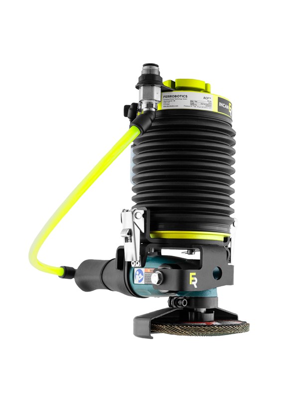 El kit incluye: FerRobotics ACF-K + Herramienta Dynabrade Ref. 52639